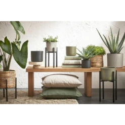 Mica Decorations Plantenpot - Donkergrijs - Keramiek - 13 X 12 Cm -Exporteren Tuin & Thuis Decor Winkel 7accbc9863e54067b6d44affa3bf1700