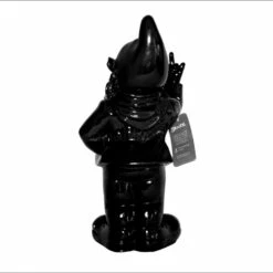 Stoobz Design Tuinkabouter - Zwart - Middelvinger - 30 Cm -Exporteren Tuin & Thuis Decor Winkel 84565b8e9f5d4d8c9b2ebd2ccdd0a66f