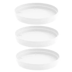 EDA Bloempot - Toscane - Onderschaal - Wit - Kunststof - D23 Cm -Exporteren Tuin & Thuis Decor Winkel 8b5447ac2c3a46ca884d008d39d24d07