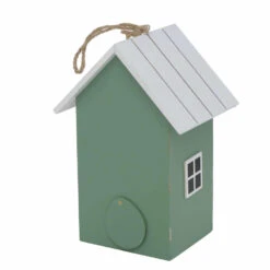 Boltze Vogelhuisje - Groen Met Wit - Houten Nestkastje - 22 Cm -Exporteren Tuin & Thuis Decor Winkel c8e23535496845269dfa4c18542509cf