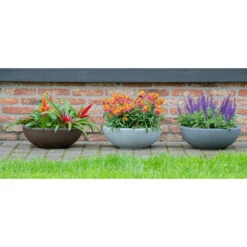 Mega Collections Plantenpot - Schaal - Kunststof - Bruin - D53 Cm -Exporteren Tuin & Thuis Decor Winkel cacbf54f2f3142abb1f0ce9991d6d59e