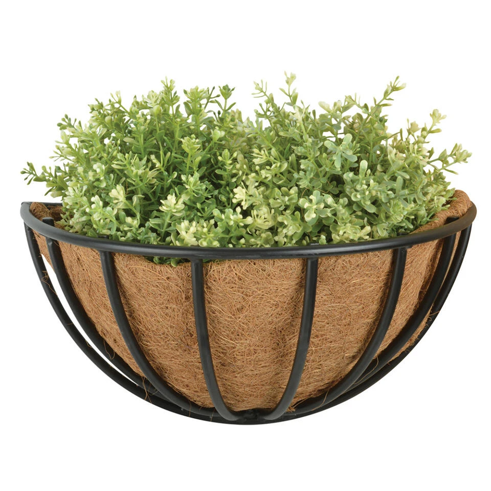 Esschert Design Plantenmand - Hangend - Metaal - 35 X 20 Cm 2 Esschert Design Plantenmand - Hangend - Metaal - 35 X 20 Cm - Afbeelding 2