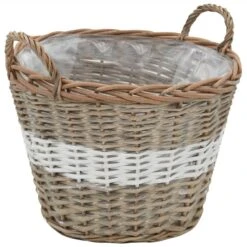 VidaXL Plantenbakken Verhoogd 4 St Wicker Met PE-voering -Exporteren Tuin & Thuis Decor Winkel ecb5f11d4811489a9438bf2774faa9b4