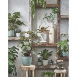 Mica Decorations Daan Bloempot - H20,5 X Ø21,5 Cm - Wit -Exporteren Tuin & Thuis Decor Winkel f2533f2482da4d878dd810ee345727af