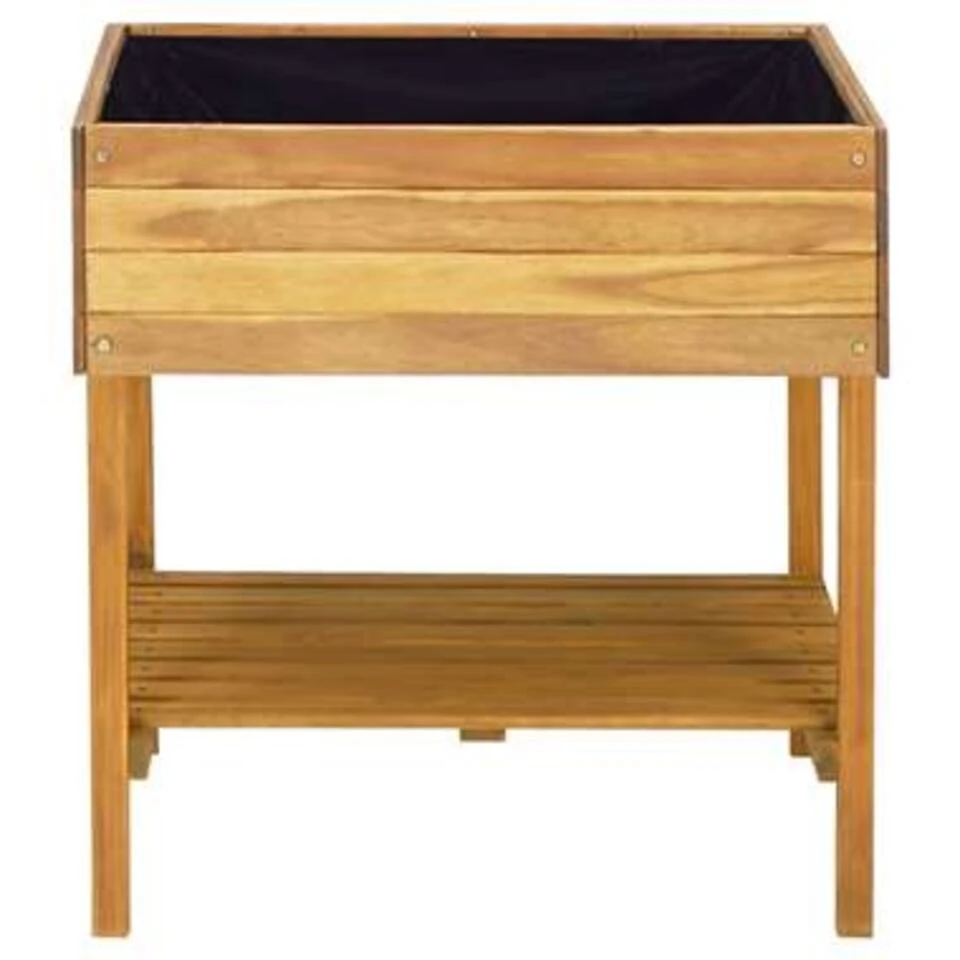VidaXL Plantenbak Verhoogd 78,5x58,5x78,5 Cm Massief Acaciahout 3 VidaXL Plantenbak Verhoogd 78,5x58,5x78,5 Cm Massief Acaciahout - Afbeelding 3