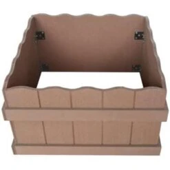 VidaXL Plantenbak Verhoogd 40x40x25 Cm HKC Bruin -Exporteren Tuin & Thuis Decor Winkel fdd44931dff34cf29b5869b8c7677db0